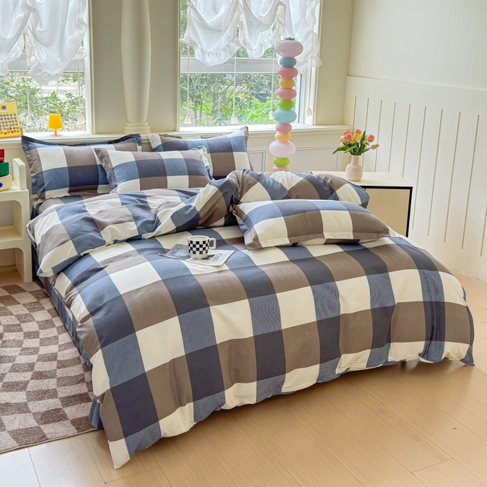 91家纺网 家纺一手货源 找家纺 佑佳家纺 2025年新款铂金棉芦荟棉学生三件套四件套 单被套 单枕套「支持定做各种尺寸」 威尼斯