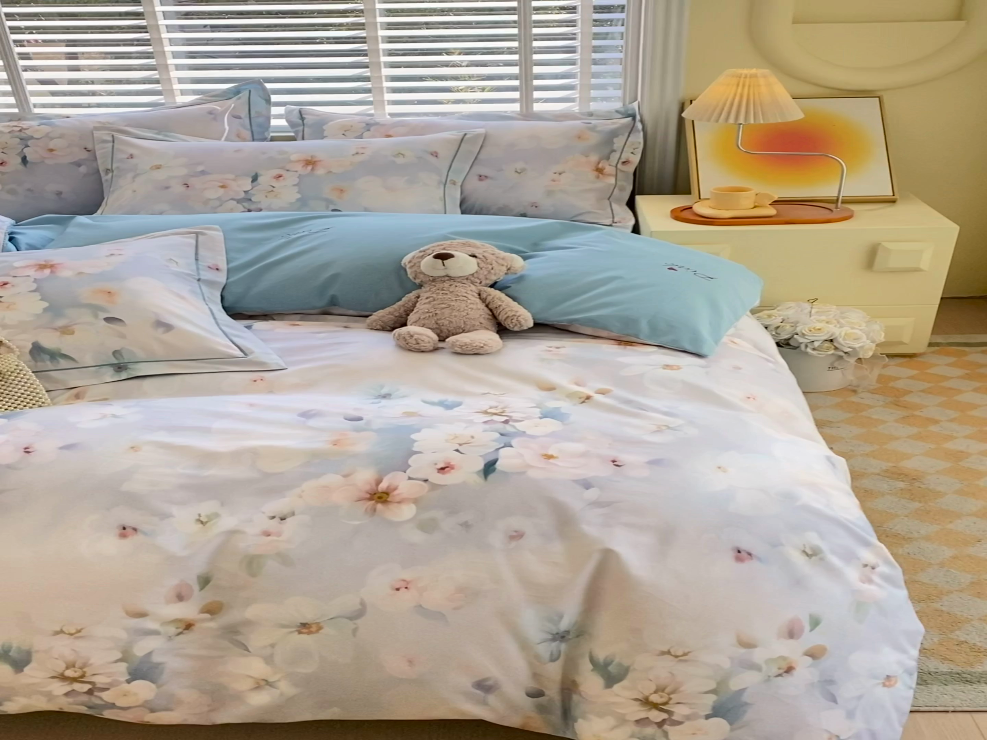 91家纺网 家纺一手货源 找家纺 星期三家纺 2025年3月新款铂金全棉13372四件套（加老板微信有会员价）（加微信有会员价） 玫瑰集