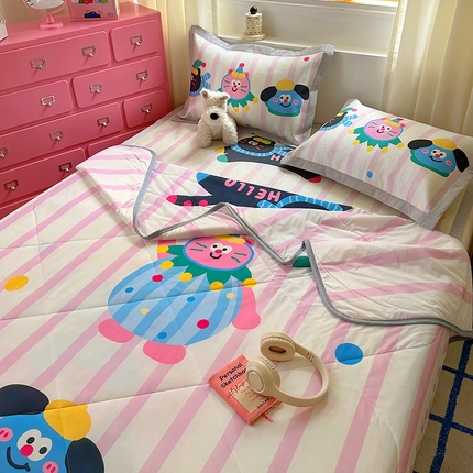 91家纺网 家纺一手货源 找家纺 （总）希诺2025新款大版卡通凉感丝夏被冰感空调被子被芯