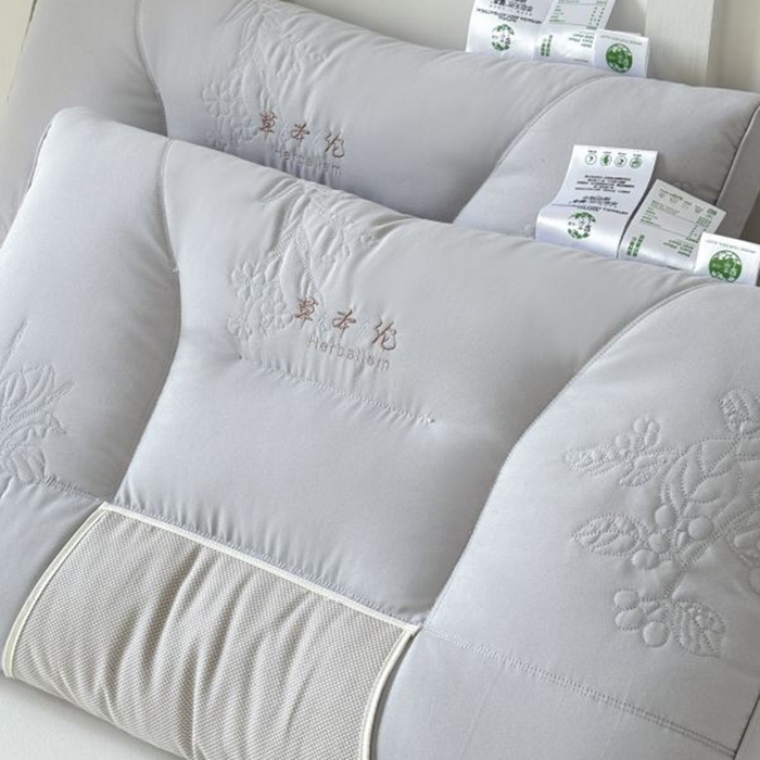 91家纺网 家纺一手货源 找家纺 爱尚家枕芯 2025新款植物精华抗菌草本枕枕头枕芯 灰色（48*74cm/只）