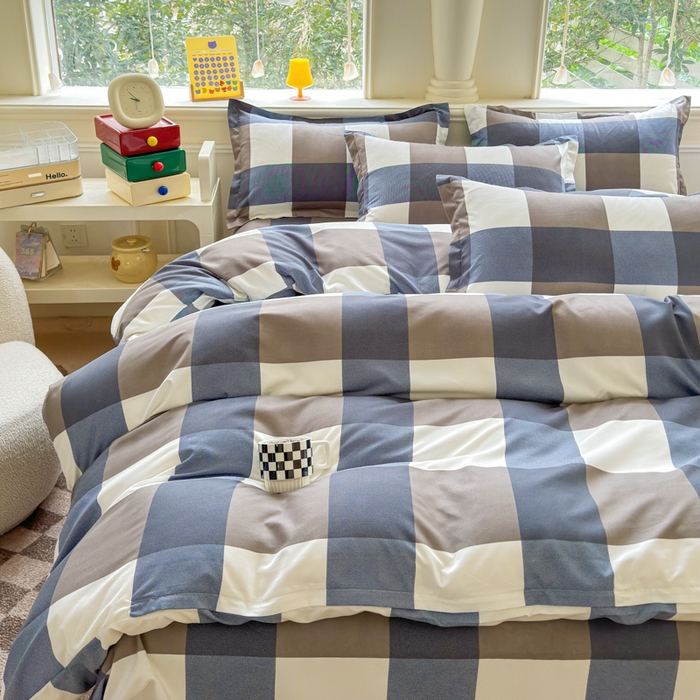 91家纺网 家纺一手货源 找家纺 佑佳家纺 2025年新款铂金棉芦荟棉学生三件套四件套 单被套 单枕套「支持定做各种尺寸」 威尼斯