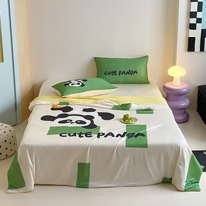 91家纺网 家纺一手货源 找家纺 （总）大彩家居 2025新款凉感丝大版数码印花夏凉被