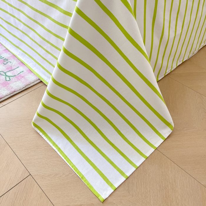 91家纺网 家纺一手货源 找家纺 雅居纺家纺 2025春夏新款全棉纯棉绣花老粗布四件套 发财树