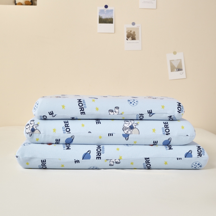 91家纺网 家纺一手货源 找家纺 唯爱品 2026新款卡通枕套系列 蓝色