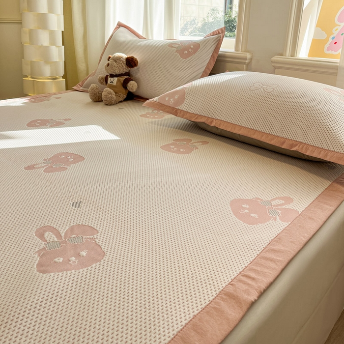 91家纺网 家纺一手货源 找家纺 雅居纺家纺 （总）2025春夏新款A类加厚三明治底提花凉感席床席款