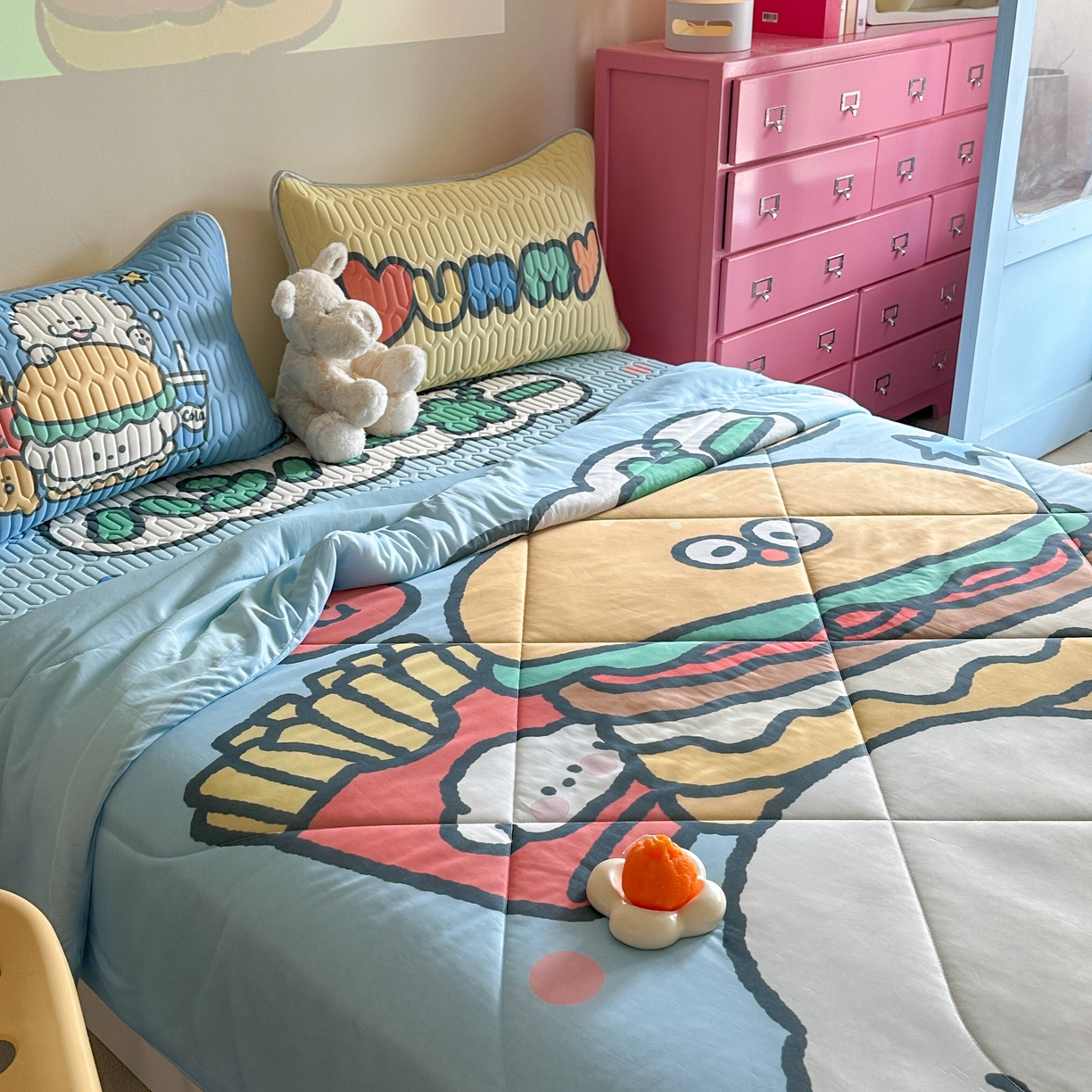 91家纺网 家纺一手货源 找家纺 （总）美乐迪家纺2025新款凉感丝乳胶凉席夏被夏凉被空调被