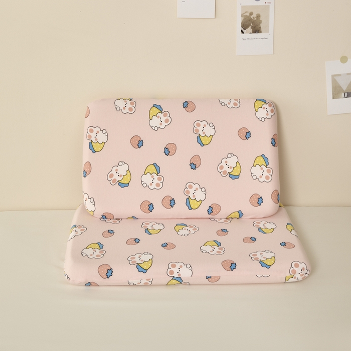 91家纺网 家纺一手货源 找家纺 唯爱品 2026新款卡通枕套系列 粉色