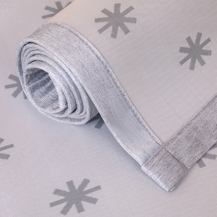 91家纺网 家纺一手货源 找家纺 凌云 2025新款学生宿舍提花凉感冰丝席 雪漾-灰