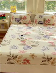 91家纺网 家纺一手货源 找家纺 佑佳家纺 2025年新款铂金棉芦荟棉单床笠，有配套枕套「支持定制各种尺寸」 安娜花园