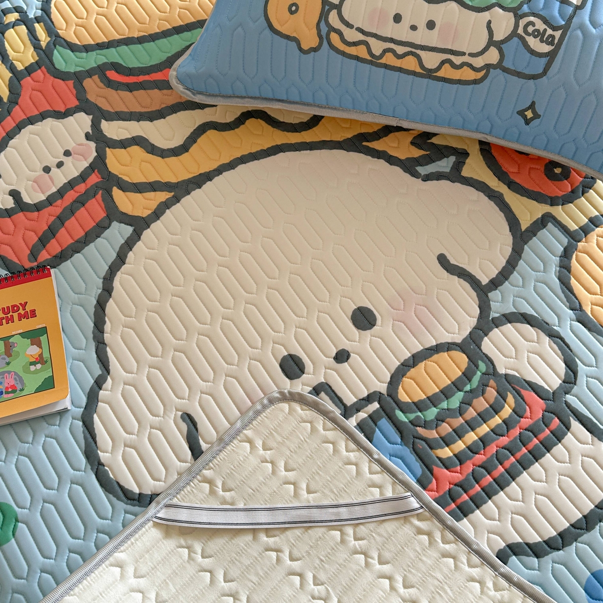 91家纺网 家纺一手货源 找家纺 （总）美乐迪家纺2025新款凉感丝乳胶凉席夏被夏凉被空调被