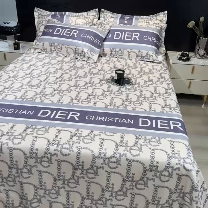 91家纺网 家纺一手货源 找家纺 许林 2026新款冰丝凉席床单款凉席三件套-达芙妮