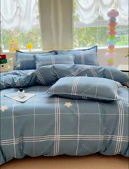 91家纺网 家纺一手货源 找家纺 佑佳家纺 2025年新款铂金棉芦荟棉学生三件套四件套 单被套 单枕套「支持定做各种尺寸」 万星如一