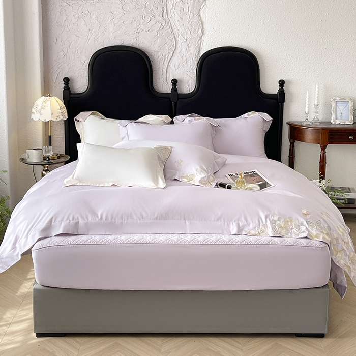 91家纺网 家纺一手货源 找家纺 （总）直播爆款A类100支长绒棉夹棉床盖床笠四件套全棉纯棉床单加厚高端重工刺绣四季款床上用品