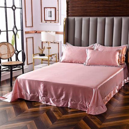 经年 2025年奢华真丝手感水洗冰丝天丝单床单-初见系列 直播爆款 初见-豆沙