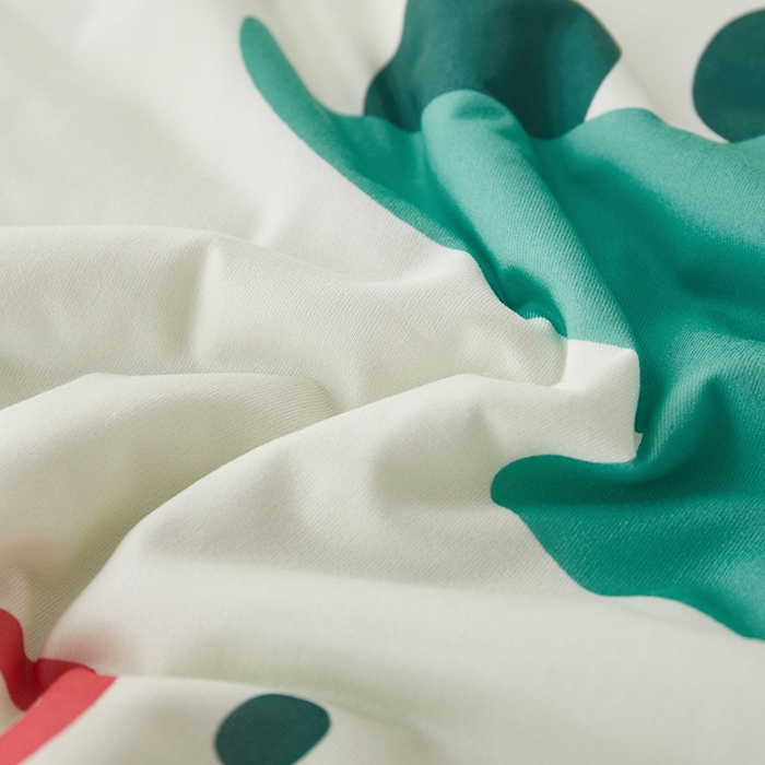 91家纺网 家纺一手货源 找家纺 荷马之梦 2025新款卡通数码印花大版针织棉儿童夏被-绵绵系列 恐龙伙伴