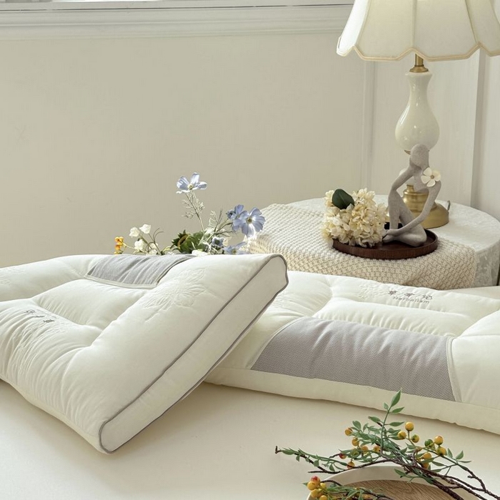 91家纺网 家纺一手货源 找家纺 爱尚家枕芯 2025新款植物精华抗菌草本枕枕头枕芯 白色（48*74cm/只）