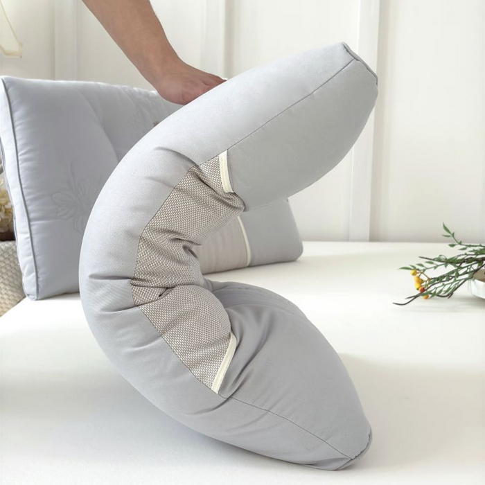 91家纺网 家纺一手货源 找家纺 爱尚家枕芯 2025新款植物精华抗菌草本枕枕头枕芯 灰色（48*74cm/只）