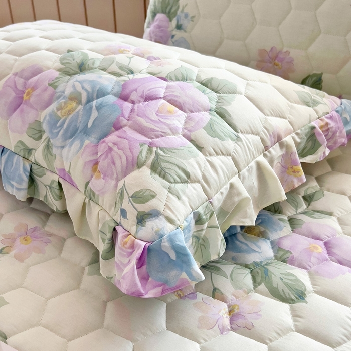 91家纺网 家纺一手货源 找家纺 （总）2025新款全棉夹棉床裙全棉床裙