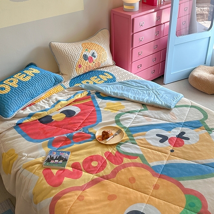 91家纺网 家纺一手货源 找家纺 （总）美乐迪家纺2025新款凉感丝乳胶凉席夏被夏凉被空调被