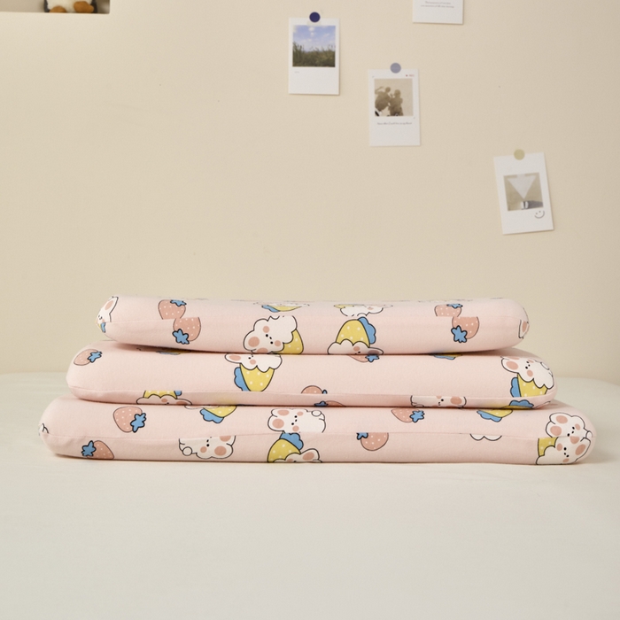 91家纺网 家纺一手货源 找家纺 唯爱品 2026新款卡通枕套系列 粉色