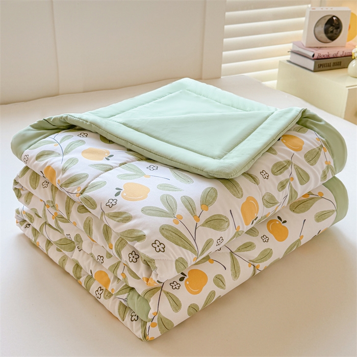 91家纺网 家纺一手货源 找家纺 雅颂缘 2025新款印花水洗棉新疆棉花夏被 沁香园