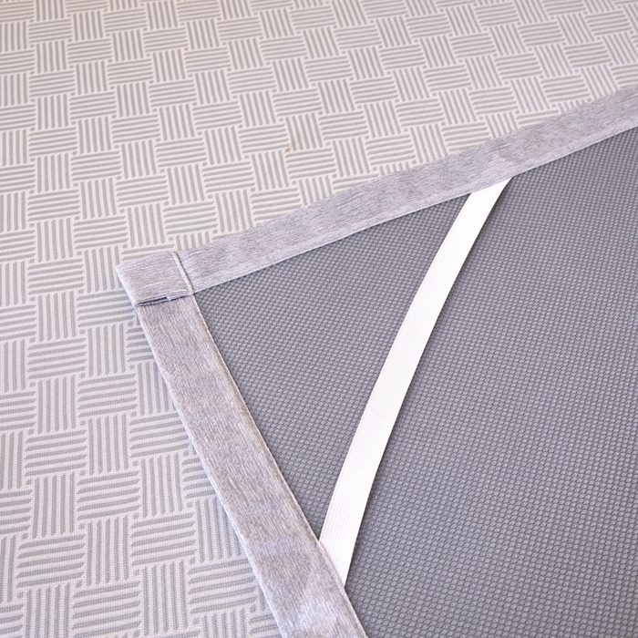 91家纺网 家纺一手货源 找家纺 凌云 2025新款学生宿舍提花凉感冰丝席 菱格-灰