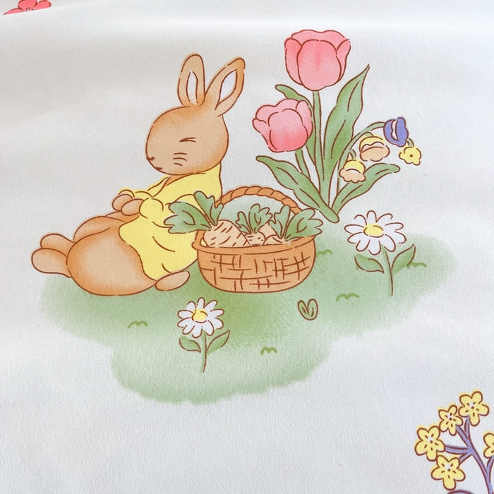 91家纺网 家纺一手货源 找家纺 爱宝被业 2025新款A类凉感豆豆绒羽丝棉夏被 彼得兔