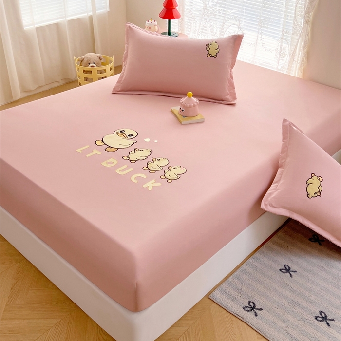 91家纺网 家纺一手货源 找家纺 （总）梦舒羽 2025新款贴布绣针织棉双层纱枕套