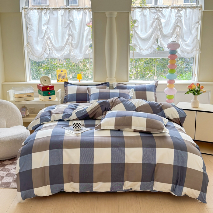 91家纺网 家纺一手货源 找家纺 佑佳家纺 2025年新款铂金棉芦荟棉学生三件套四件套 单被套 单枕套「支持定做各种尺寸」 威尼斯