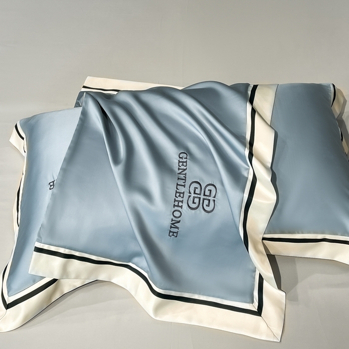 91家纺网 家纺一手货源 找家纺 笙意家纺2025新款水洗真丝夏被 威廉-海清+山灰