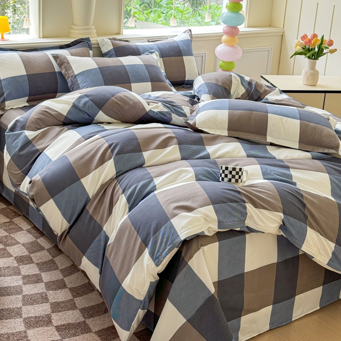 91家纺网 家纺一手货源 找家纺 佑佳家纺 2025年新款铂金棉芦荟棉学生三件套四件套 单被套 单枕套「支持定做各种尺寸」 威尼斯