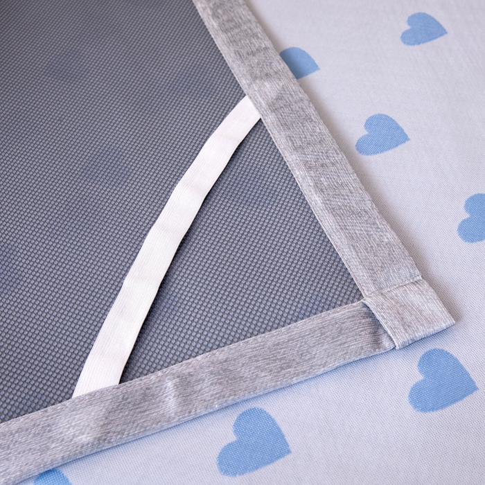 91家纺网 家纺一手货源 找家纺 凌云 2025新款学生宿舍提花凉感冰丝席 甜心-蓝