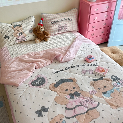 91家纺网 家纺一手货源 找家纺 （总）美乐迪家纺2025新款凉感丝乳胶凉席夏被夏凉被空调被