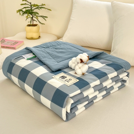 爱宝被业 2025新款A类无印风针织棉新疆棉花夏被 云舒