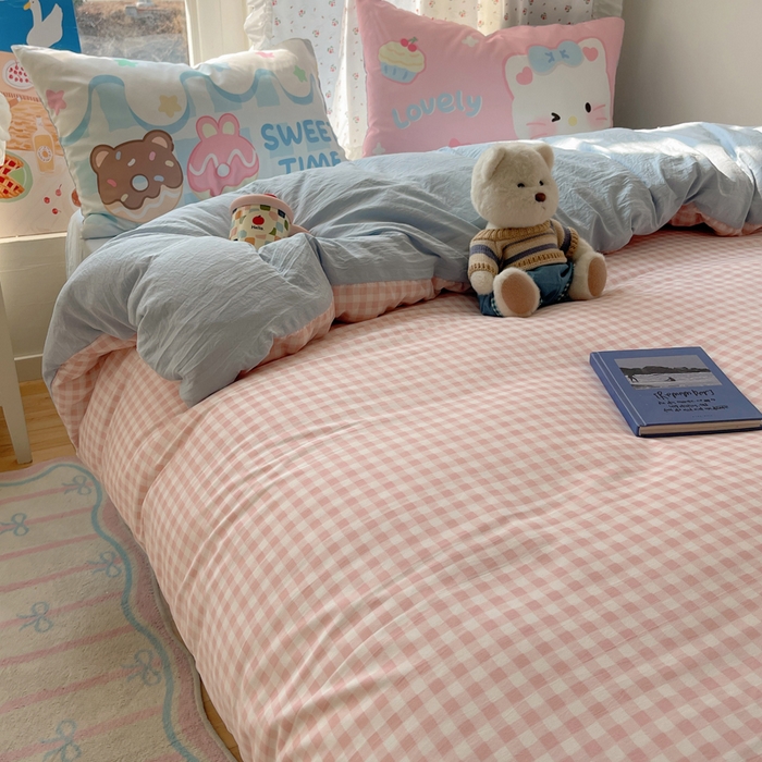 91家纺网 家纺一手货源 找家纺 慕澄家纺 2025新款毛巾绣小清新四件套 甜品会