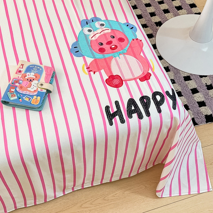 91家纺网 家纺一手货源 找家纺 雅居纺 2025春夏新款13070全棉纯棉绣花夏被夏凉被空调被 夏被-小海狸粉