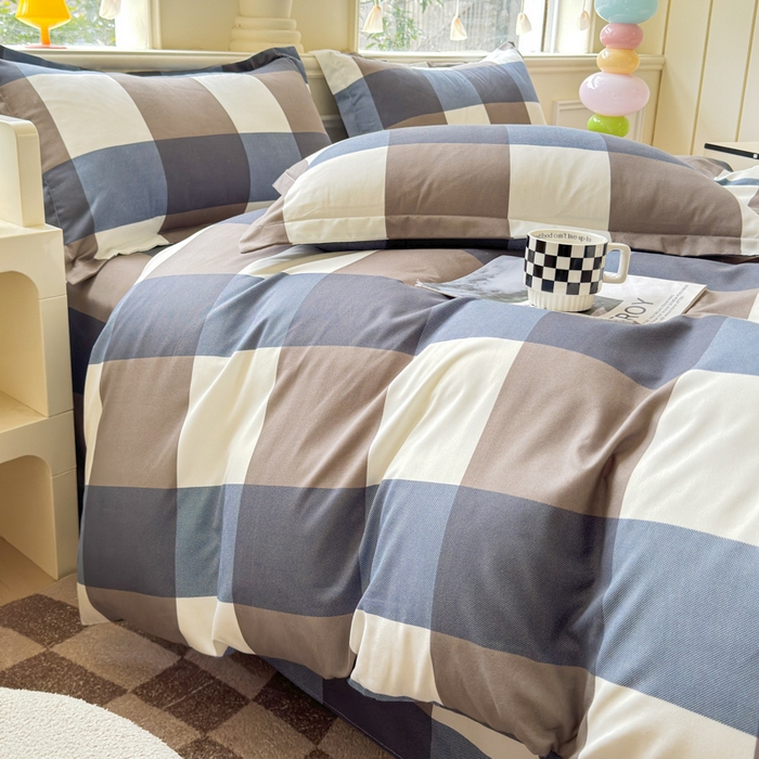 91家纺网 家纺一手货源 找家纺 佑佳家纺 2025年新款铂金棉芦荟棉学生三件套四件套 单被套 单枕套「支持定做各种尺寸」 威尼斯