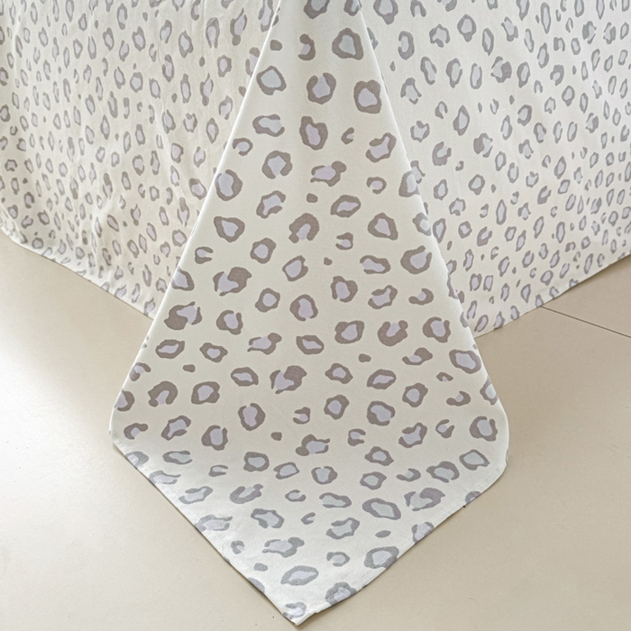 91家纺网 家纺一手货源 找家纺 雅居纺家纺 2025春夏新款全棉纯棉绣花A类老粗布单床单床单单件 奔跑小狗