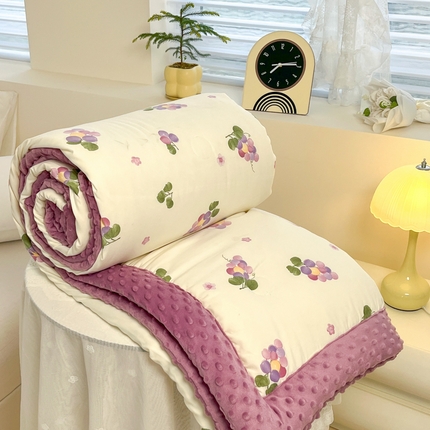 爱宝被业 2025新款豆豆夏被 夏日葡萄