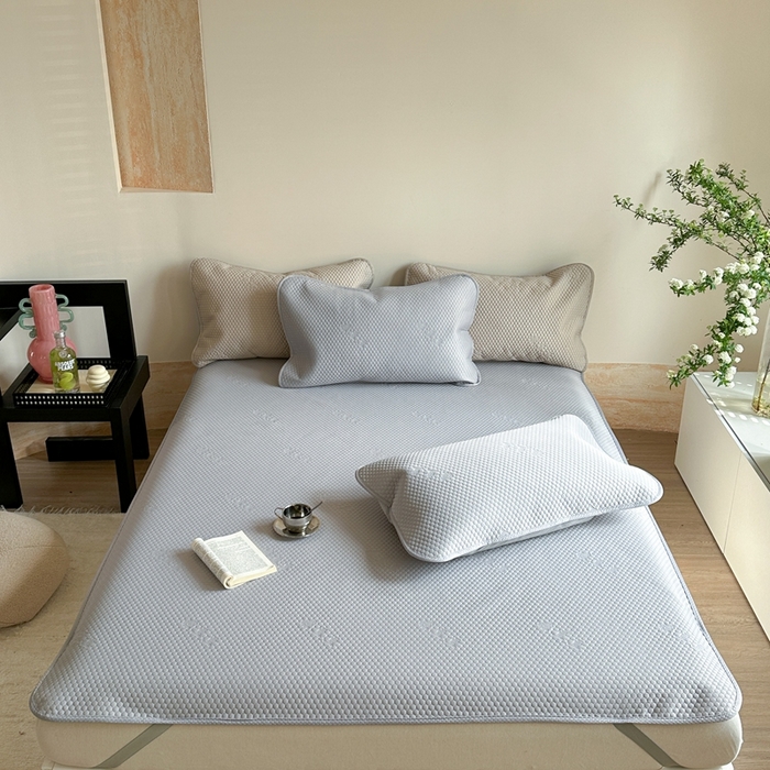 91家纺网 家纺一手货源 找家纺 （总）凉百百 2025新款3D豆豆凉感凉席系列-小米粒