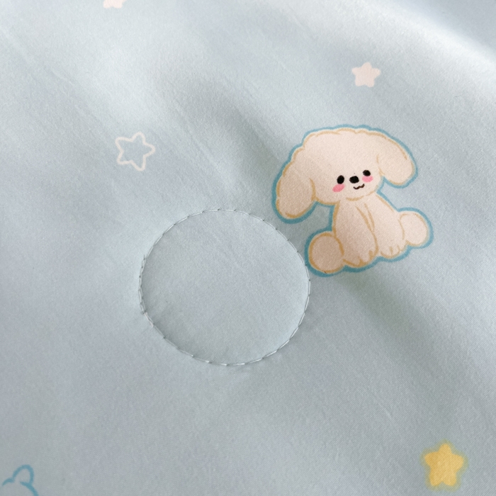 91家纺网 家纺一手货源 找家纺 星巴k家纺 2025糯糯棉A类大豆蛋白纤维夏凉被双层纱水洗棉夏被大豆被 小奶狗