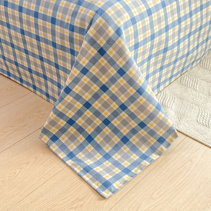 91家纺网 家纺一手货源 找家纺 米柳2025新款原棉老粗布凉席系列 兔宝贝