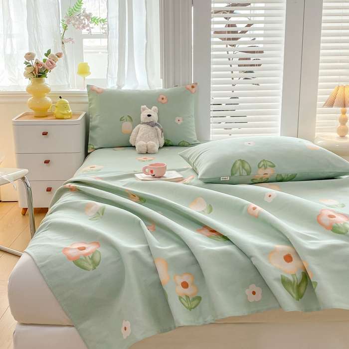 91家纺网 家纺一手货源 找家纺 米柳2025新款原棉老粗布凉席系列 清凉夏日