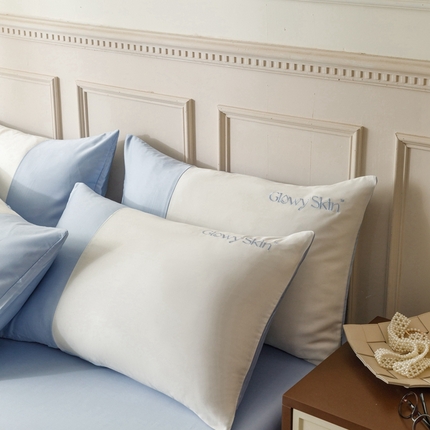 金奇达2025新款【黛拉】-茧养莱赛尔四件套（标准号全网控价（折后券后）不低于228元） 黛拉-海风蓝