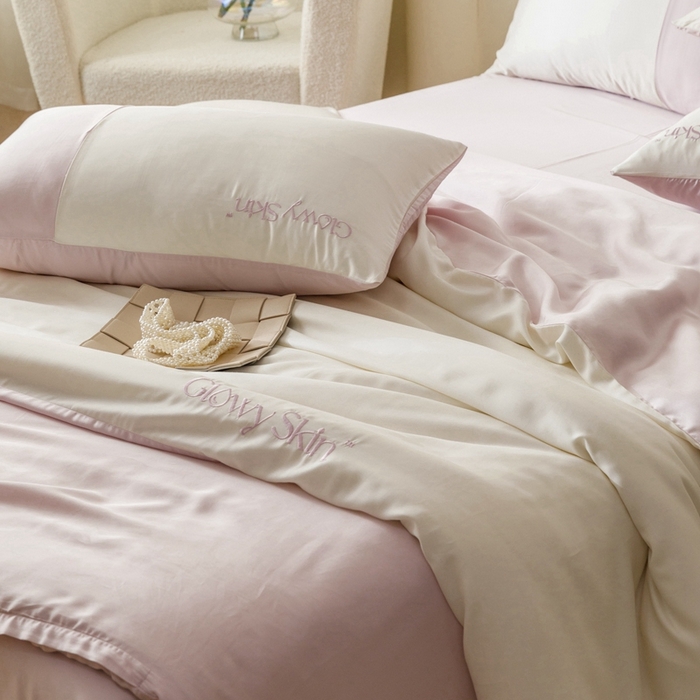 91家纺网 家纺一手货源 找家纺 金奇达2025新款【黛拉】-茧养莱赛尔四件套（标准号全网控价（折后券后）不低于228元） 黛拉-紫语