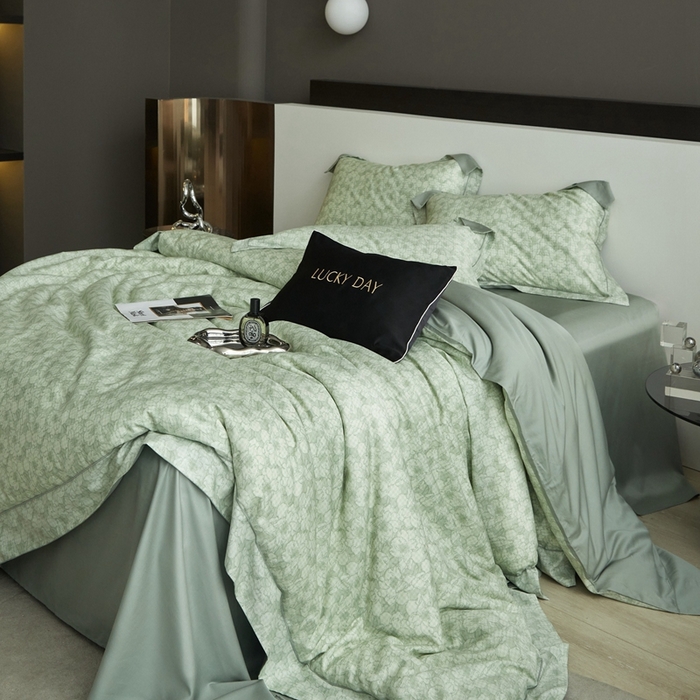 91家纺网 家纺一手货源 找家纺 金奇达2025新款【 巴赫之音】-茧养莱赛尔四件套（标准号全网控价（折后券后）不低于258元） 伊贝尔