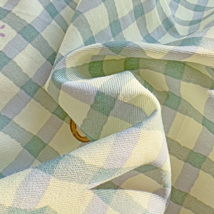 91家纺网 家纺一手货源 找家纺 棉生活家纺 2025新款ins全棉小清新系列四件套 小熊之家