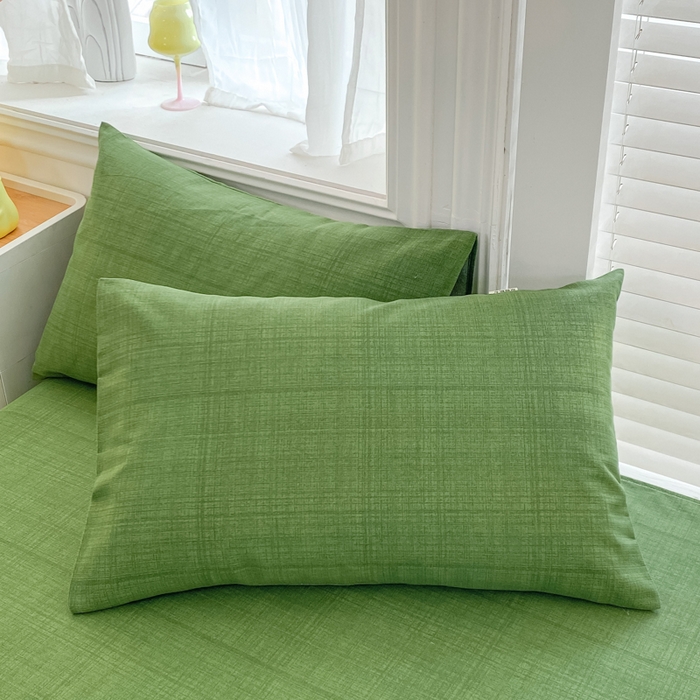 91家纺网 家纺一手货源 找家纺 米柳2025新款原棉老粗布凉席系列 尚影绿