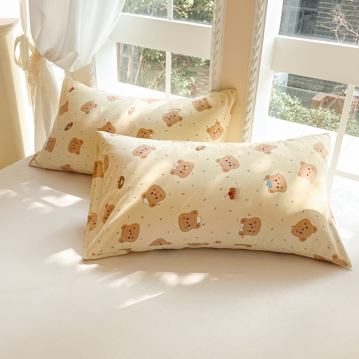 91家纺网 家纺一手货源 找家纺 星巴k家纺 2025糯糯棉A类大豆蛋白纤维夏凉被双层纱水洗棉夏被大豆被 芝士小熊