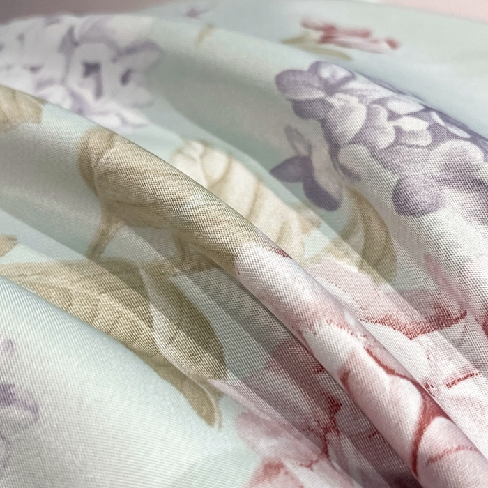 91家纺网 家纺一手货源 找家纺 佳品居 2025新款直播水洗天丝夏被冰丝夏凉被空调被四件套 绣球